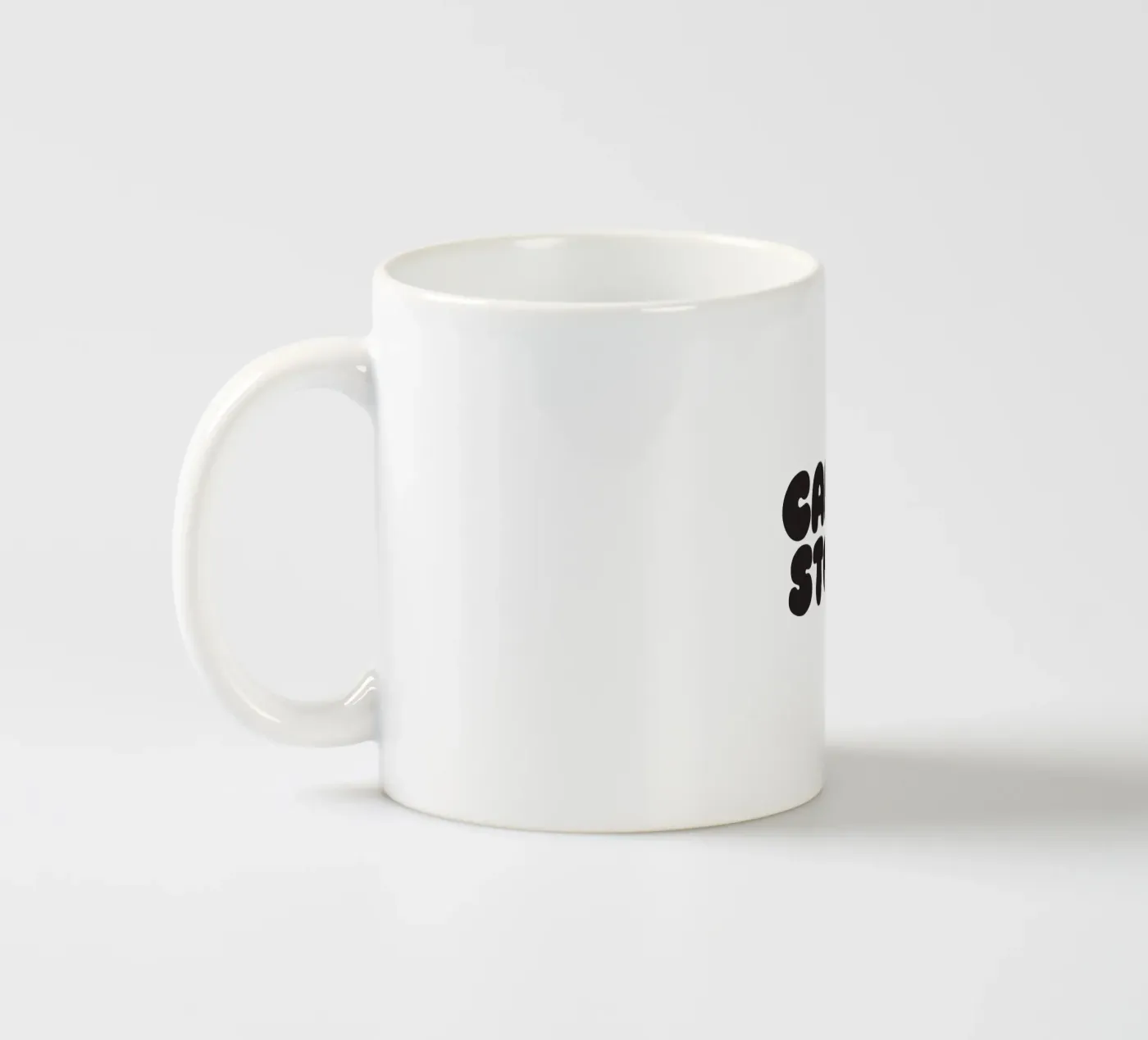 Can't Stop ceramic mug by Verplanungsagentur