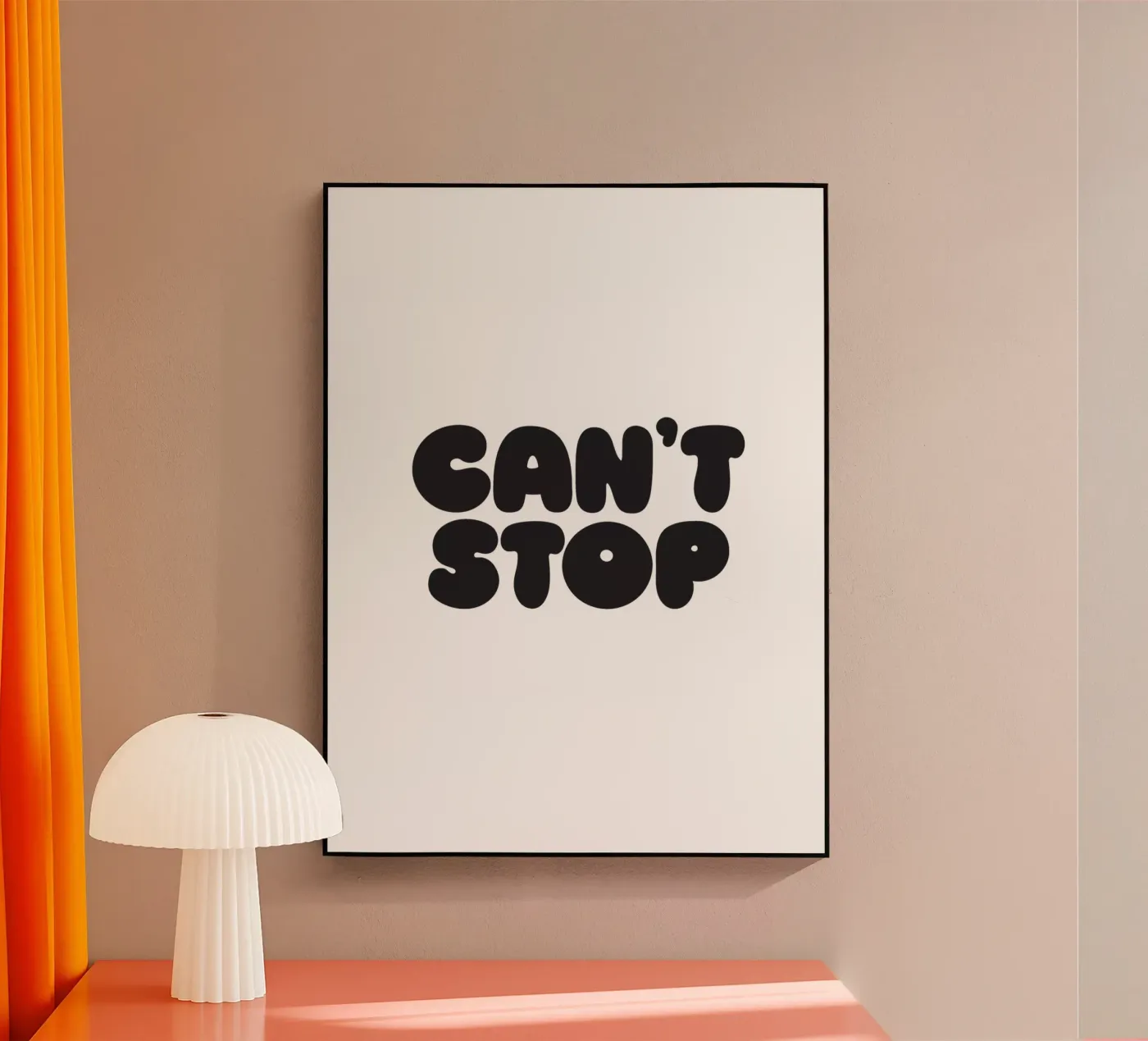 Can't Stop plexiglass da Verplanungsagentur