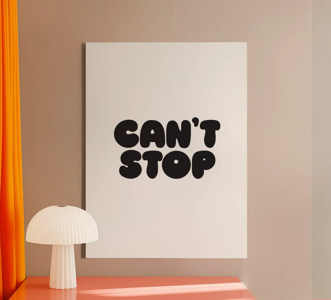 Can't Stop tela da Verplanungsagentur