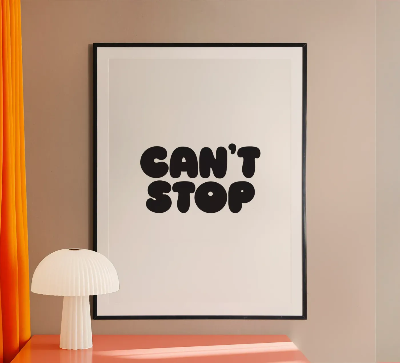 Can't Stop Poster von Verplanungsagentur