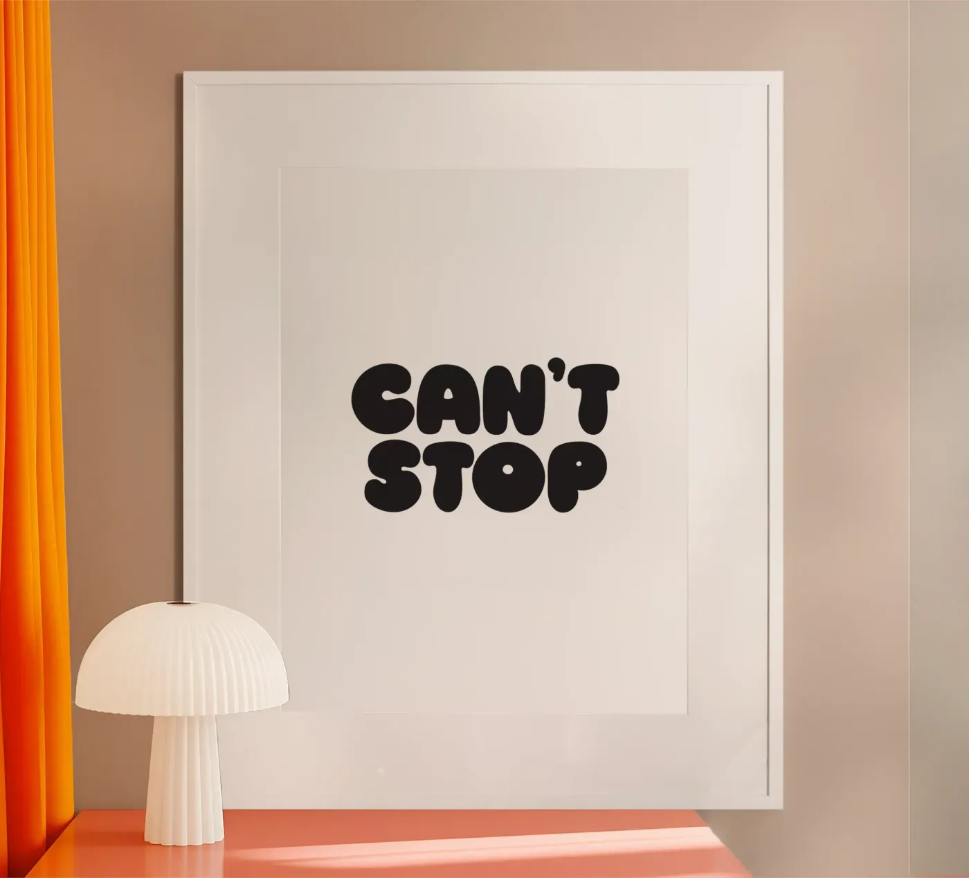 Can't Stop Poster von Verplanungsagentur