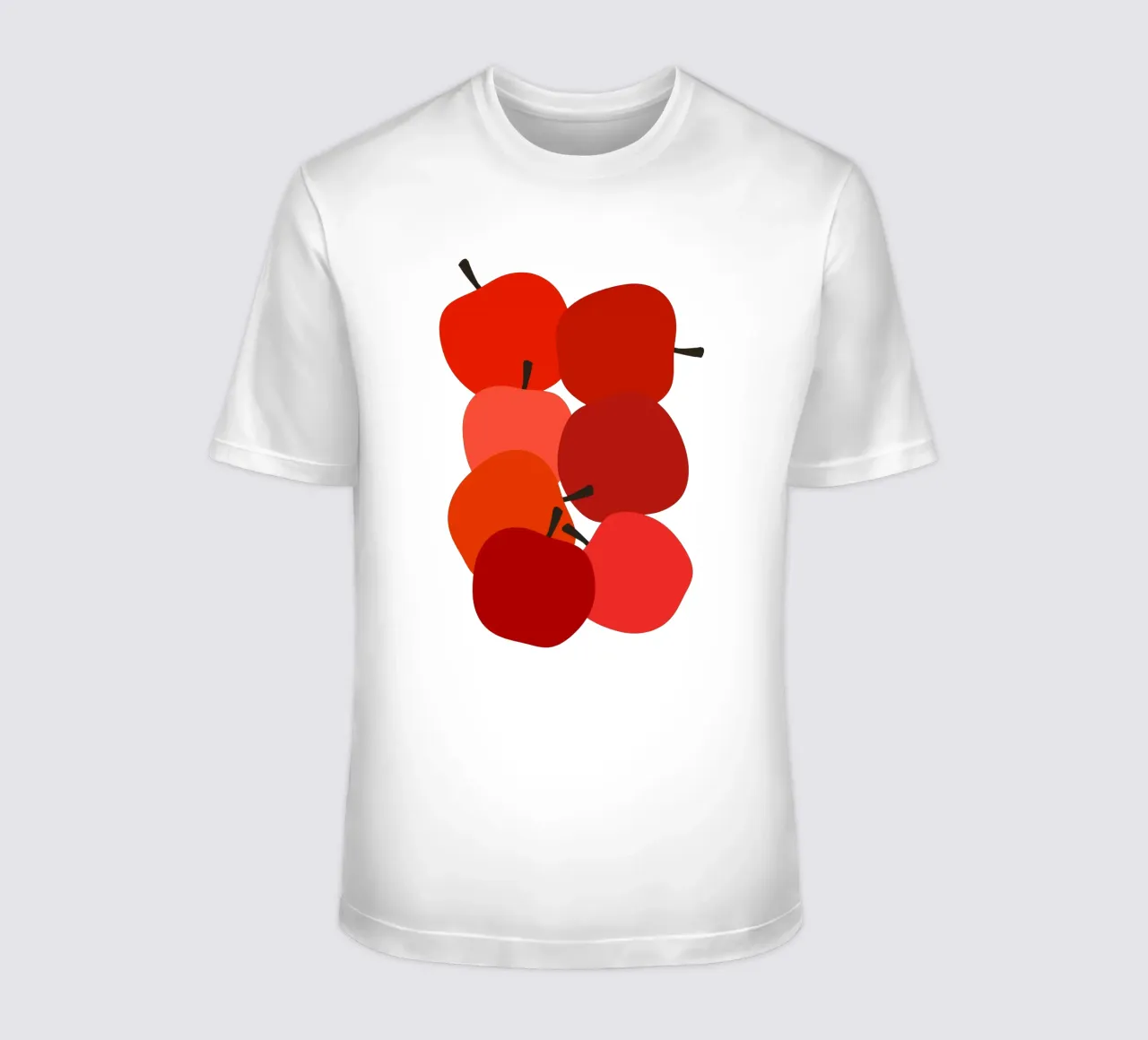 Red apples t-shirt da TijanaArtStudio88