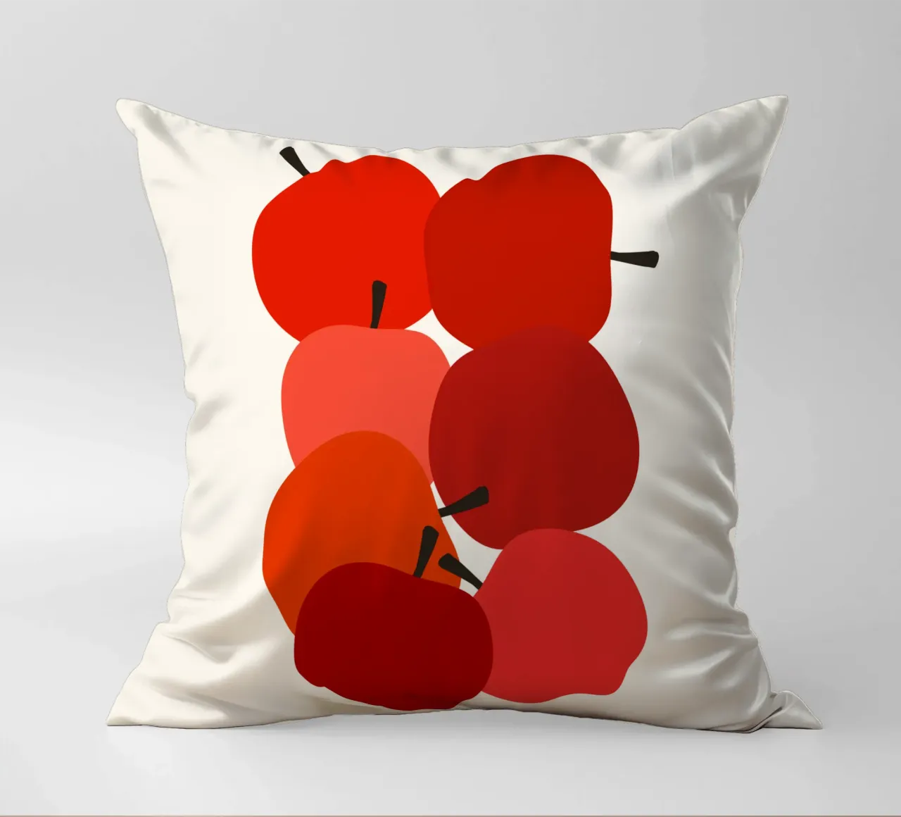 Red apples cuscino da TijanaArtStudio88