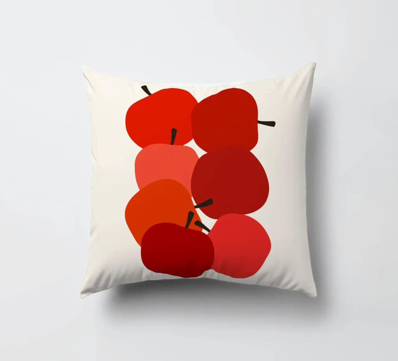 Red apples cuscino da TijanaArtStudio88
