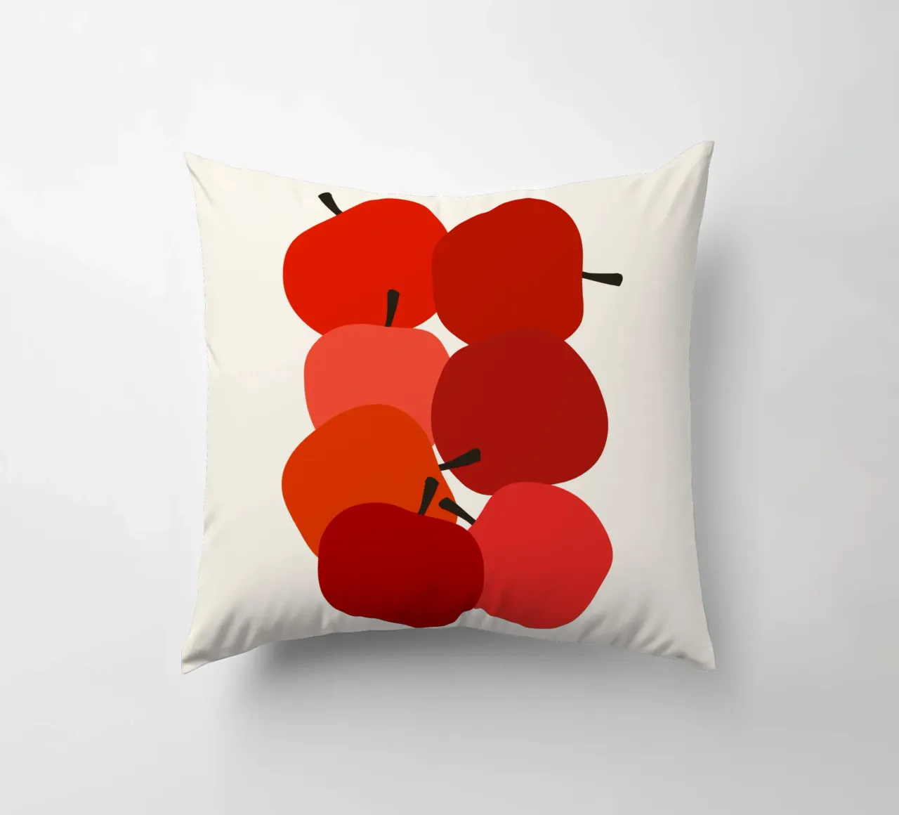 Red apples cuscino da TijanaArtStudio88