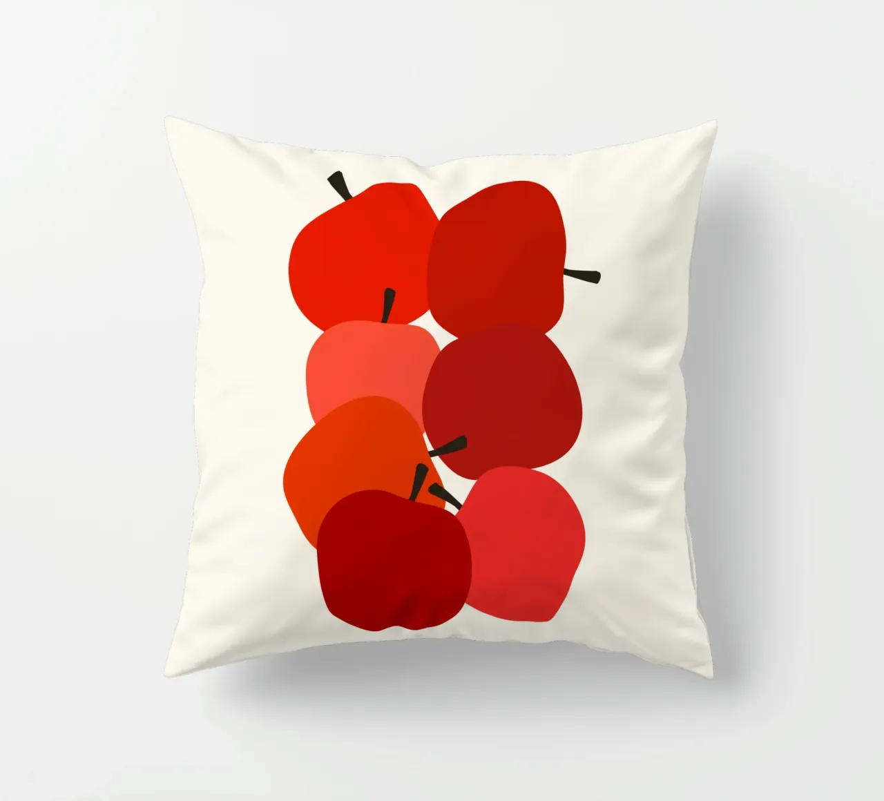 Red apples cuscino da TijanaArtStudio88