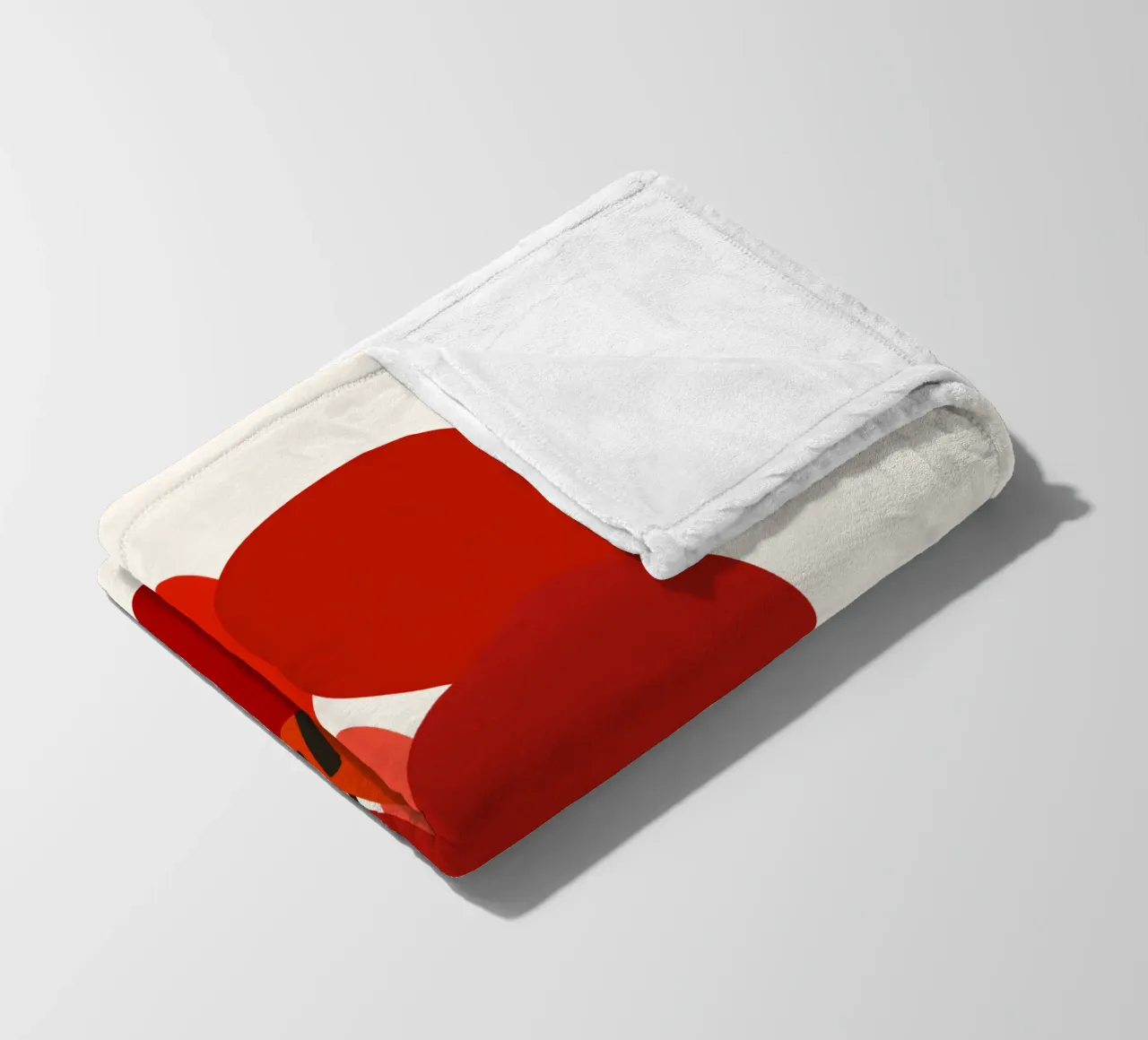 Red apples coperta in pile da TijanaArtStudio88