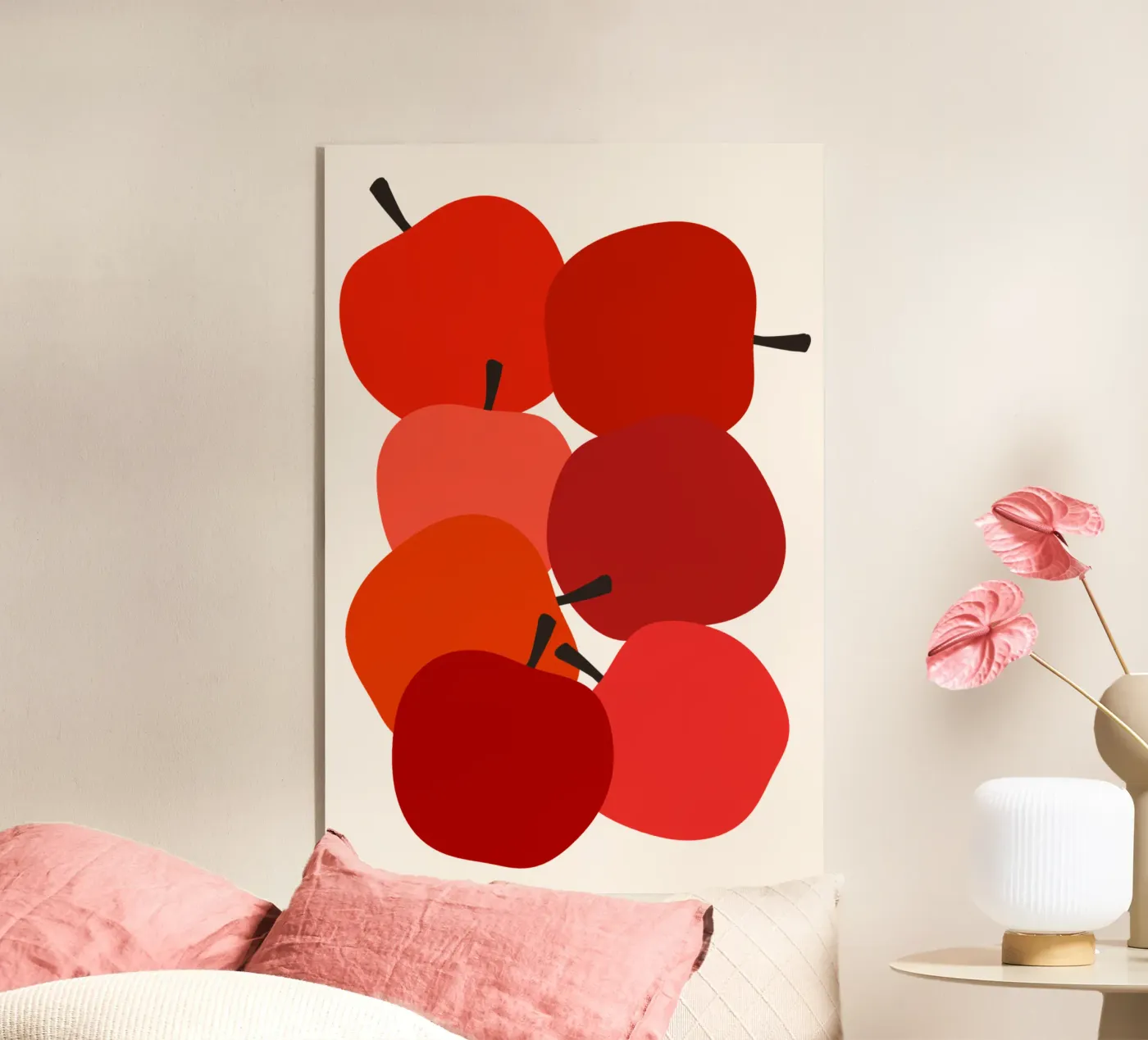 Red apples Acryl-Glas von TijanaArtStudio88