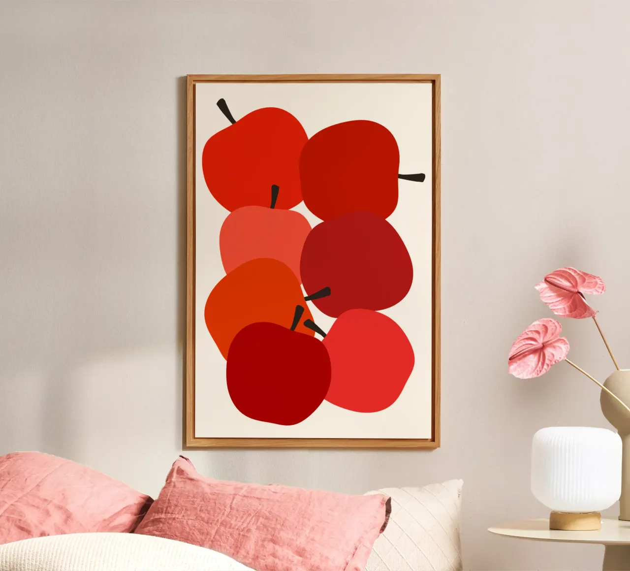 Red apples alluminio dibond da TijanaArtStudio88