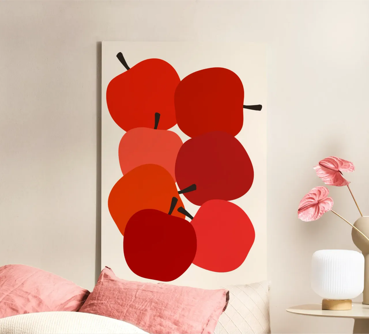 Red apples tela con Cornice a cassetta da TijanaArtStudio88
