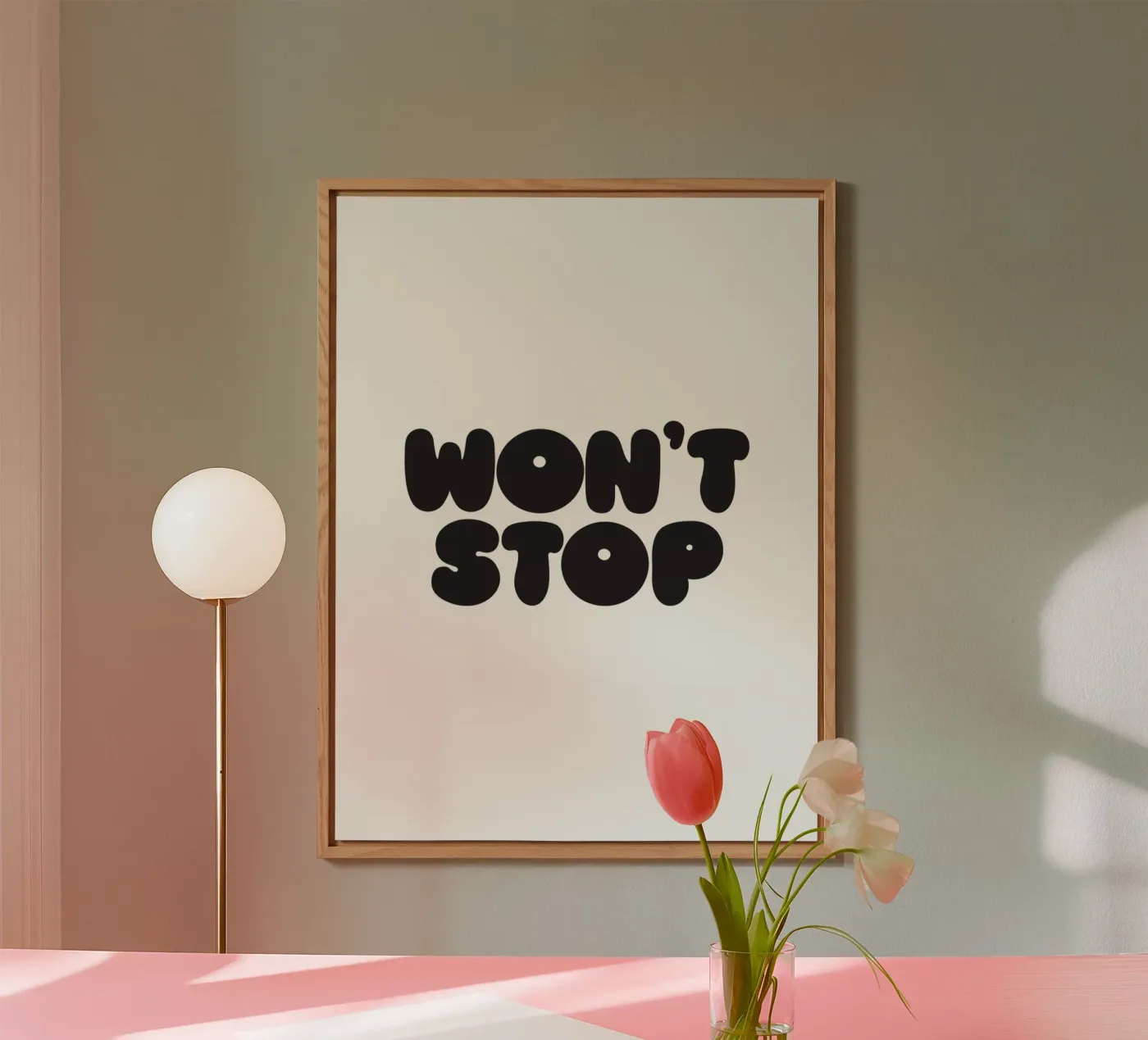 Won't Stop pannello forex da Verplanungsagentur