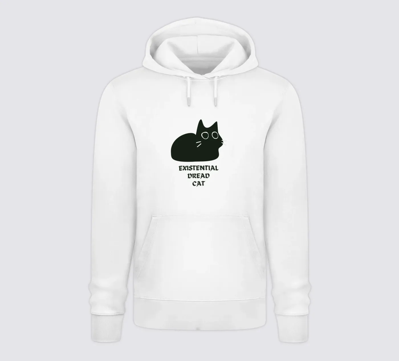 Existential Dread Cat hoodie van Melty Shirts