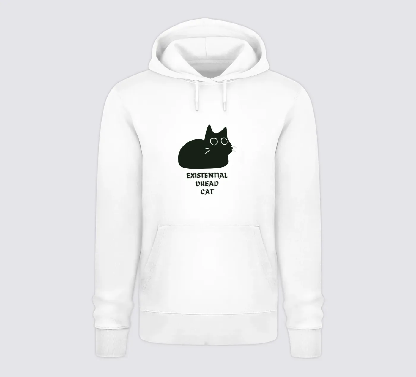 Existential Dread Cat hoodie van Melty Shirts