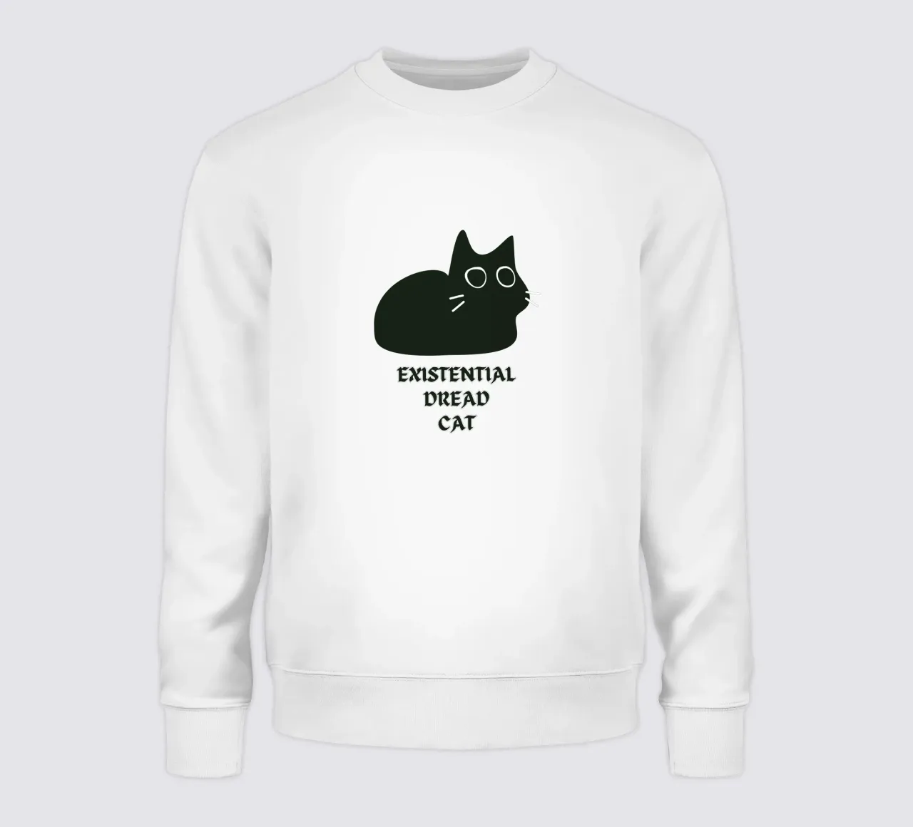 Existential Dread Cat felpa da Melty Shirts
