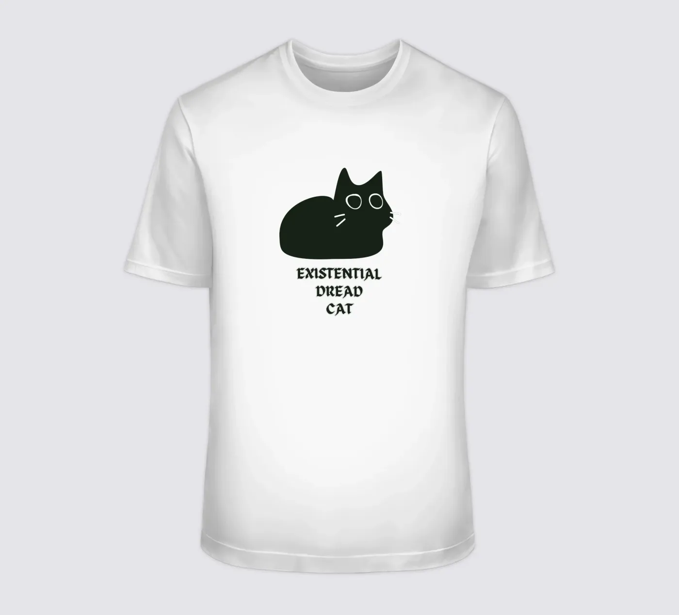 Existential Dread Cat t-shirt da Melty Shirts