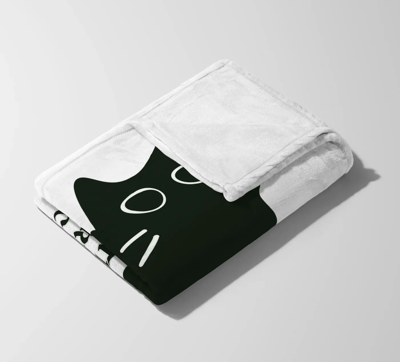 Existential Dread Cat fleecedeken van Melty Shirts