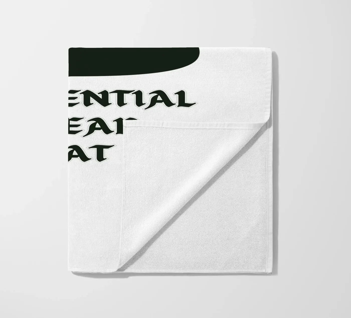 Existential Dread Cat strandhanddoek van Melty Shirts