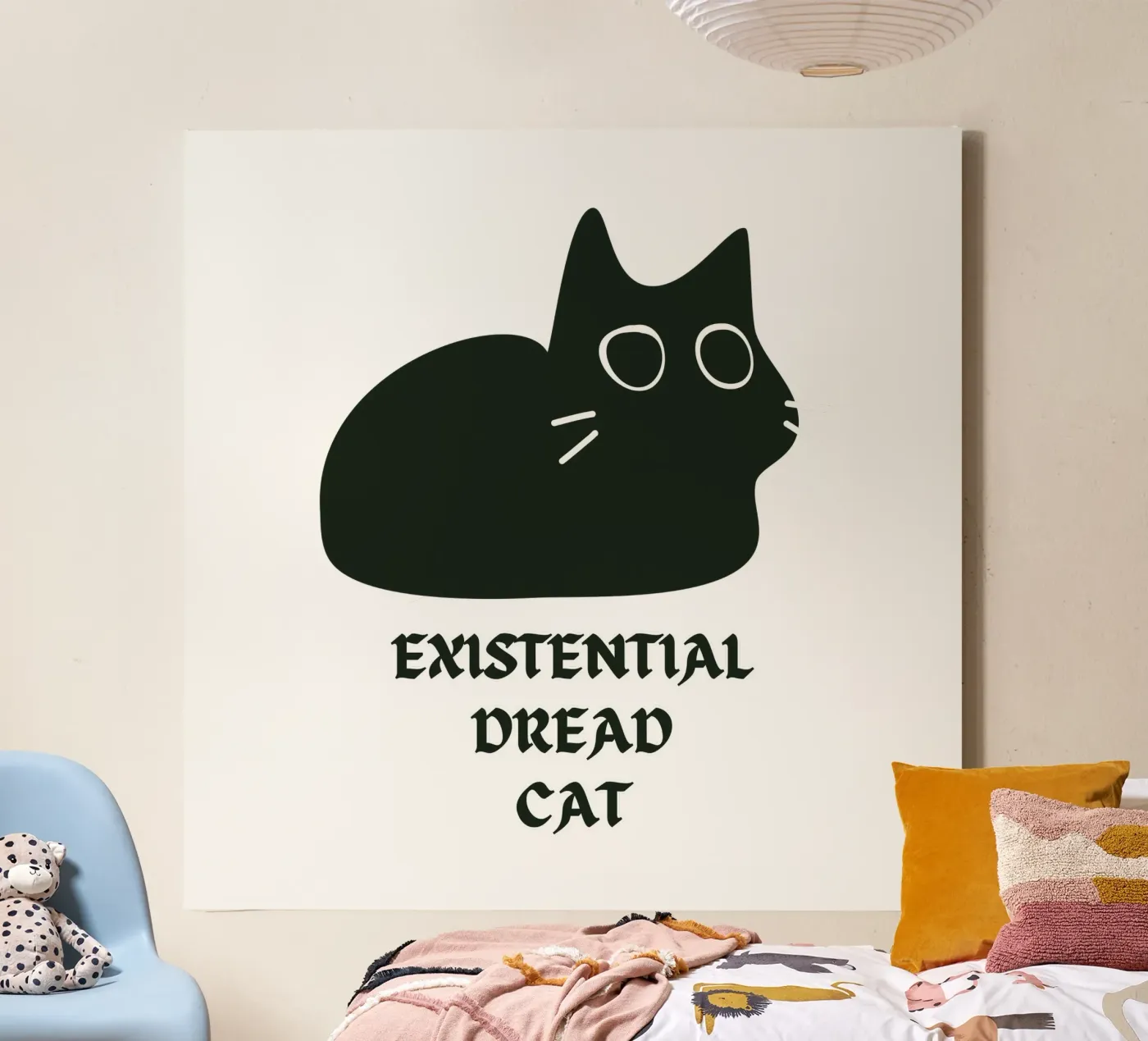 Existential Dread Cat tela da Melty Shirts