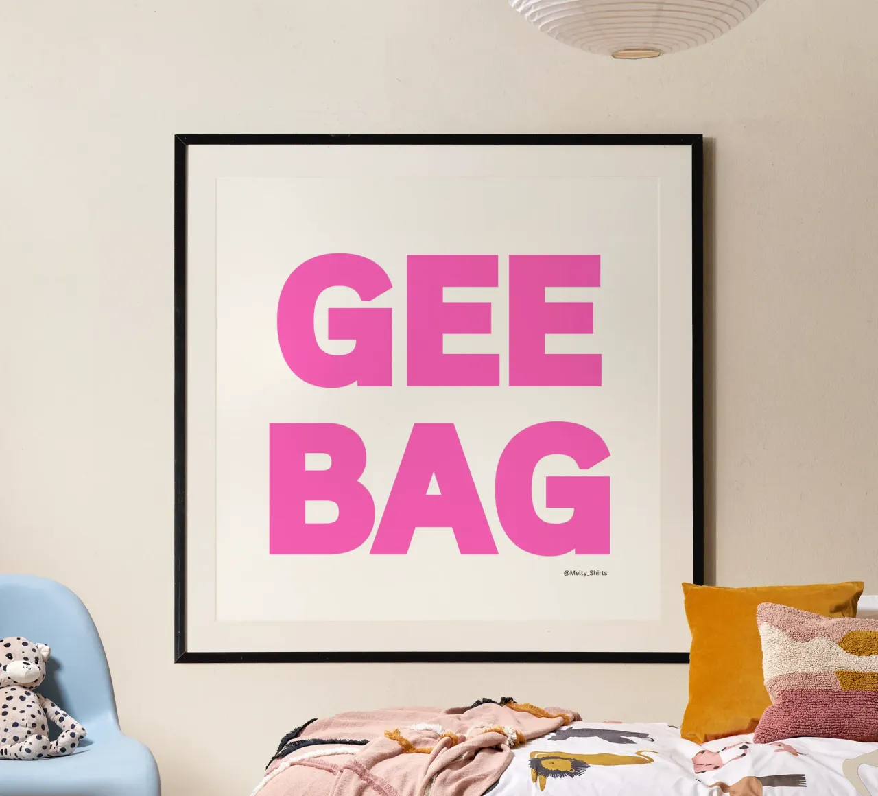 Gee Bag - Irish Designs - Irish Phrases poster da Melty Shirts