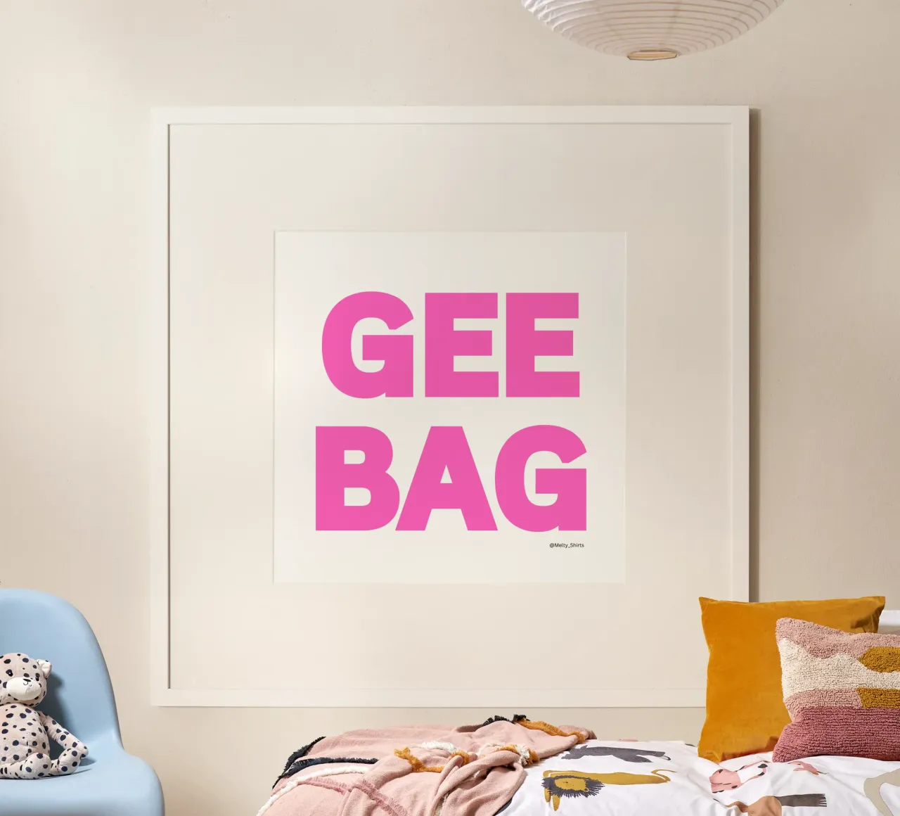 Gee Bag - Irish Designs - Irish Phrases poster da Melty Shirts
