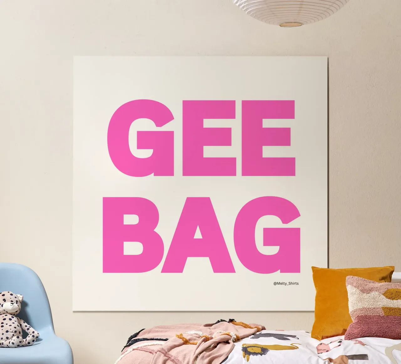 Gee Bag - Irish Designs - Irish Phrases poster da Melty Shirts