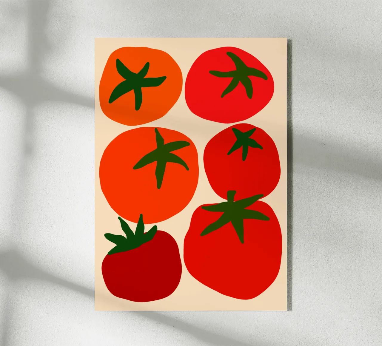 Vibrant tomatoes plexiglass da TijanaArtStudio88
