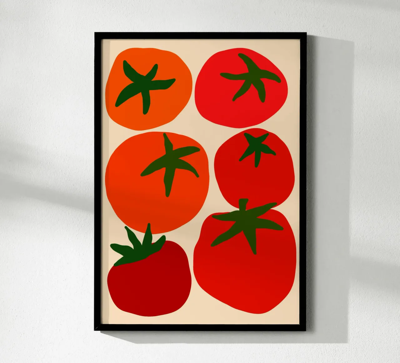 Vibrant tomatoes poster da TijanaArtStudio88