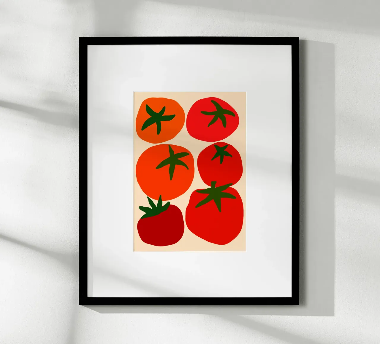Vibrant tomatoes poster da TijanaArtStudio88