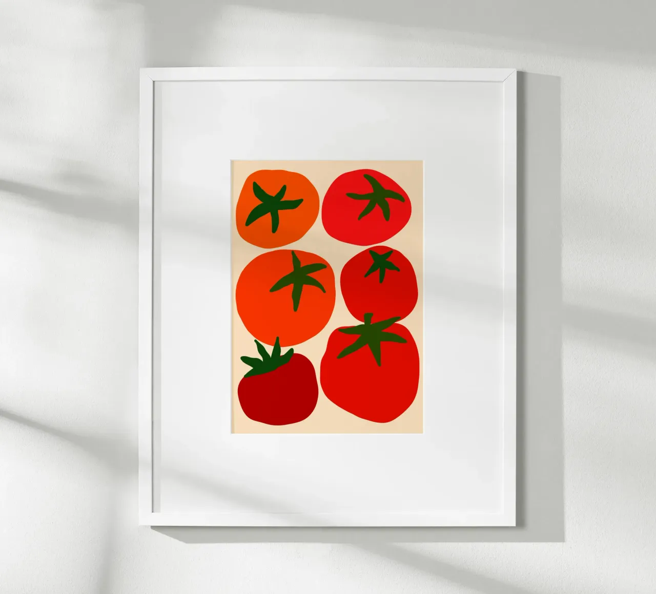 Vibrant tomatoes poster da TijanaArtStudio88