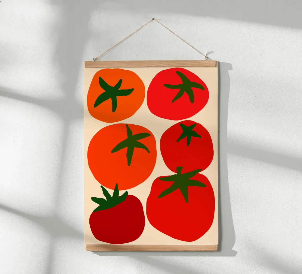 Vibrant tomatoes poster da TijanaArtStudio88