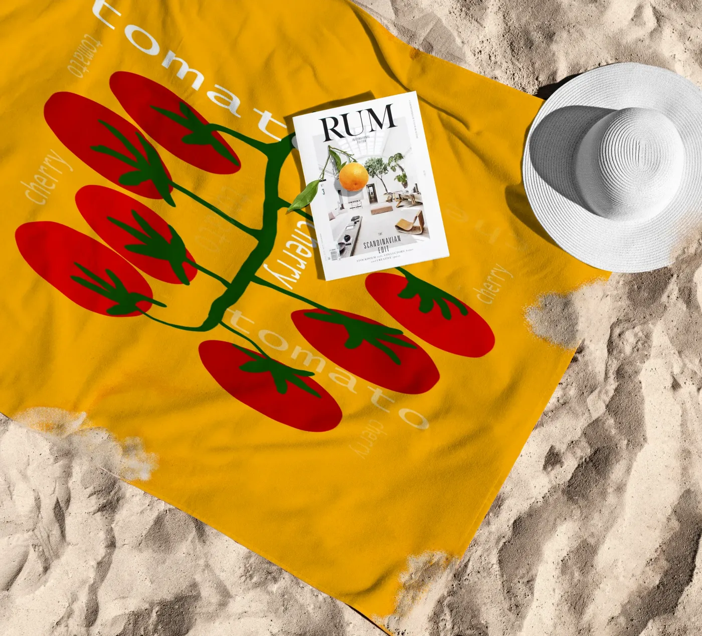 Cherry Tomato telo mare da TijanaArtStudio88