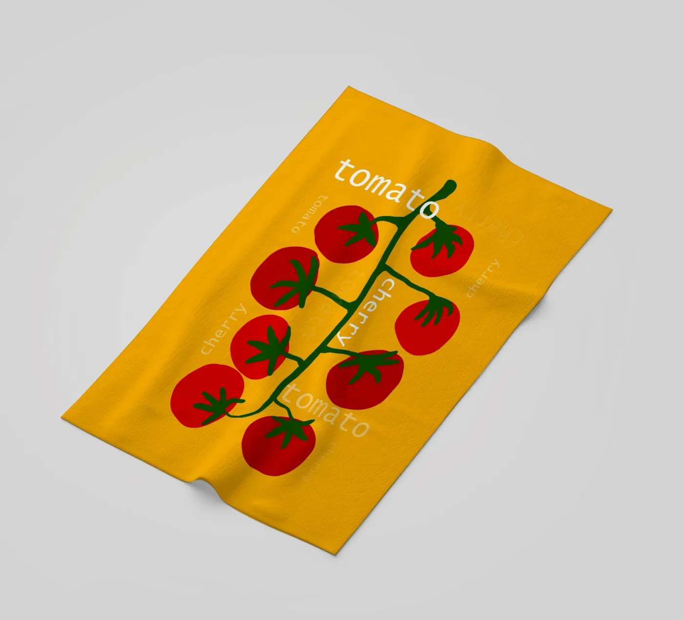 Cherry Tomato telo mare da TijanaArtStudio88