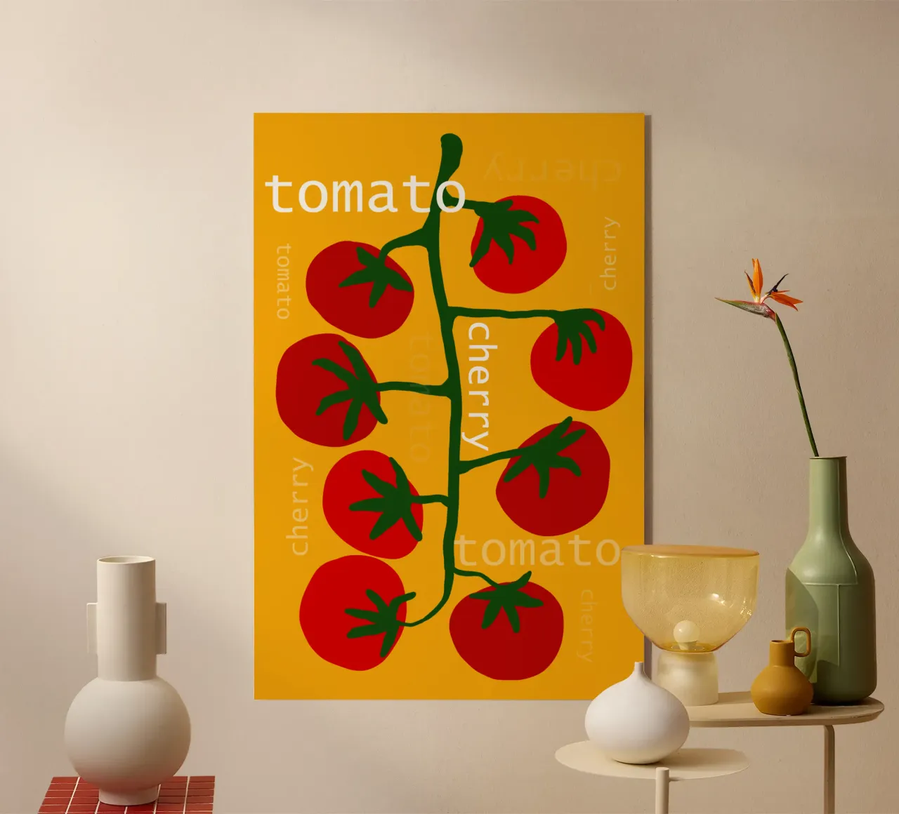 Cherry Tomato plexiglass da TijanaArtStudio88