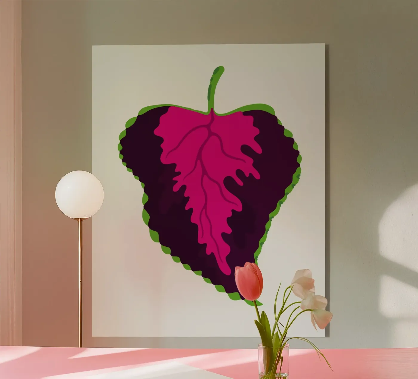 Chocolate Covered Cherry Coleus plexiglass da Lidia Blomgren
