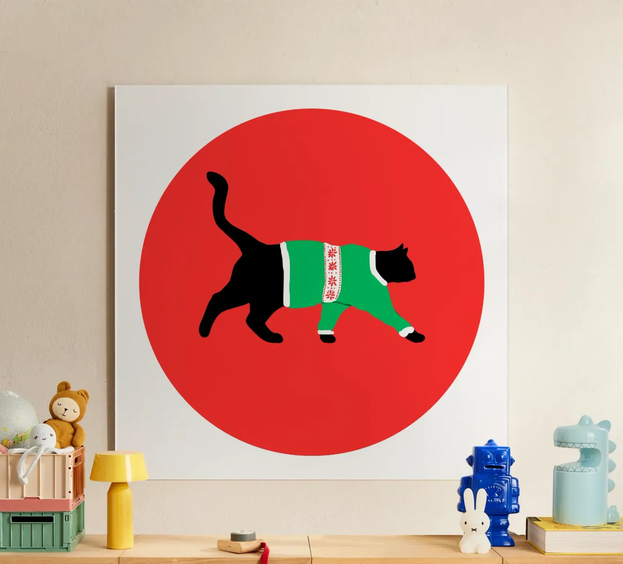 Christmas Cat plexiglass da Melty Shirts