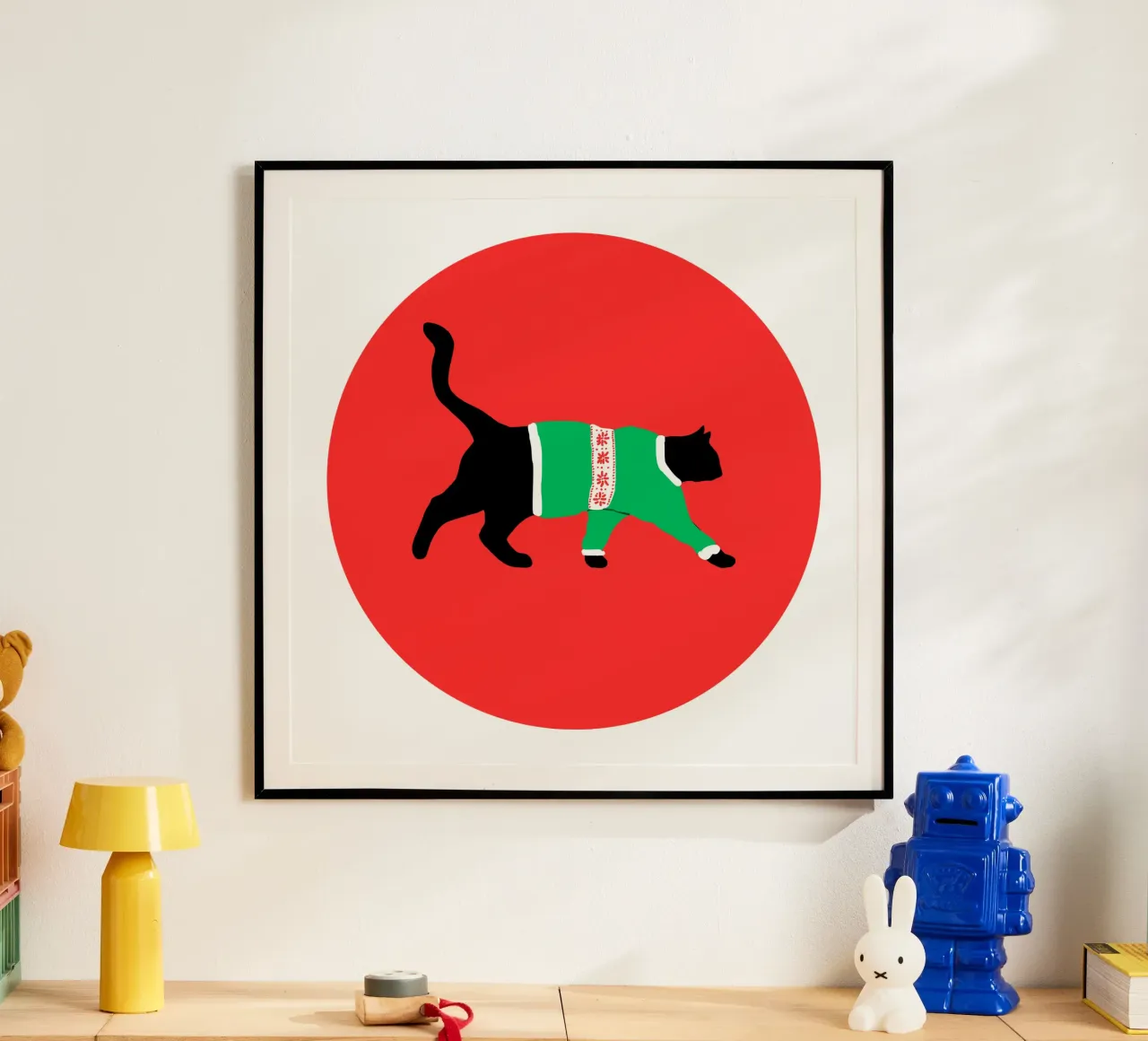 Christmas Cat poster da Melty Shirts