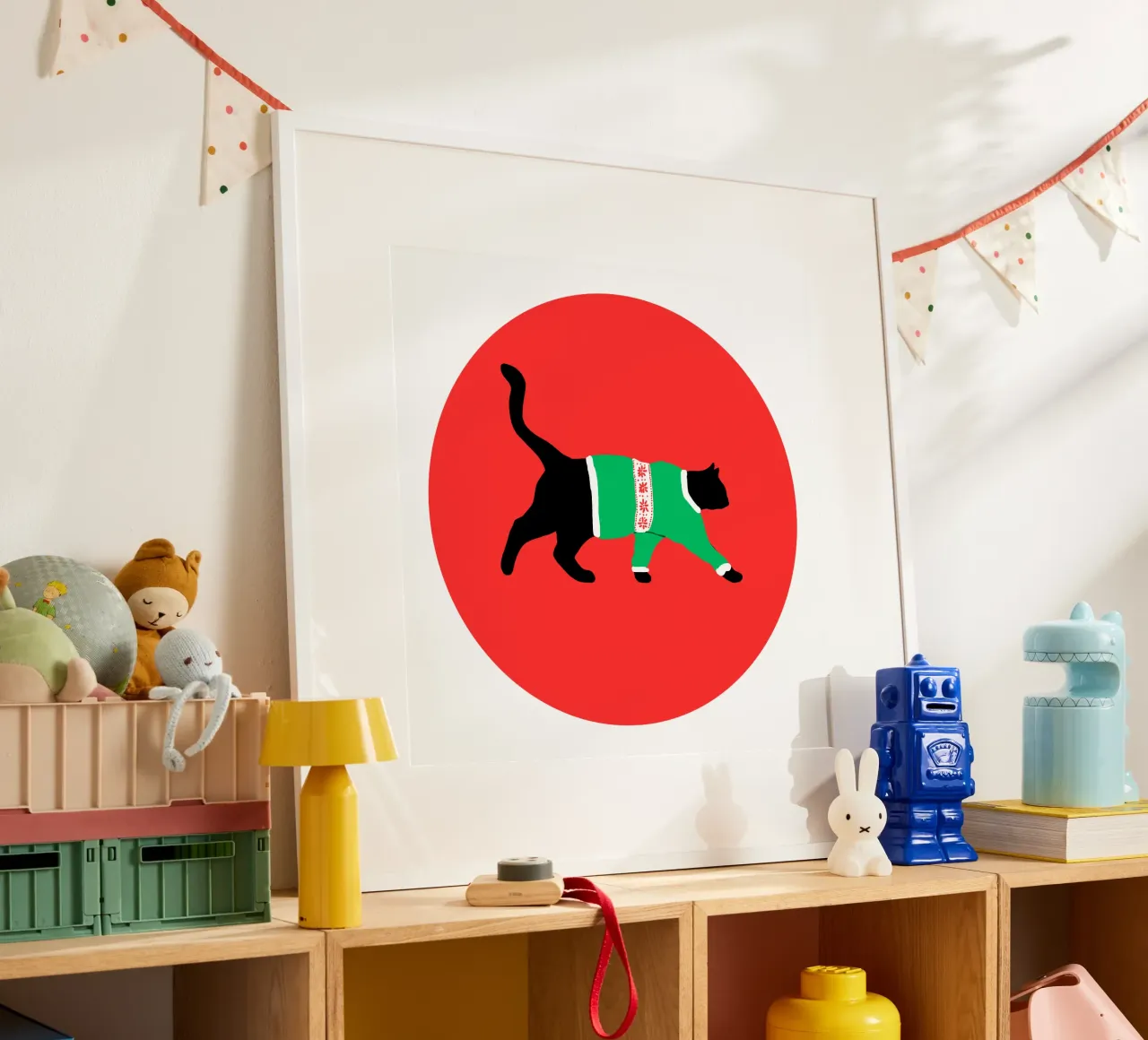 Christmas Cat poster da Melty Shirts