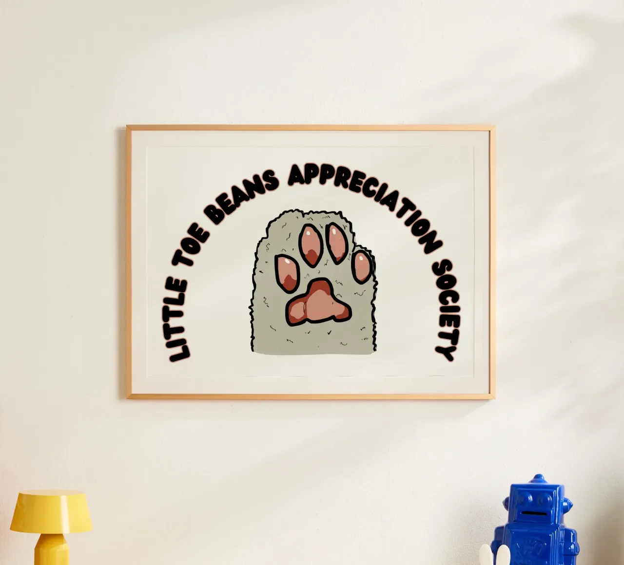 Little Toe Beans Appreciation Society poster da Melty Shirts