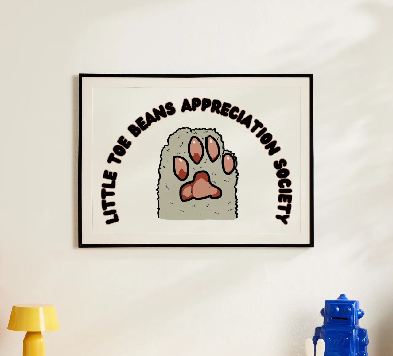 Little Toe Beans Appreciation Society poster da Melty Shirts