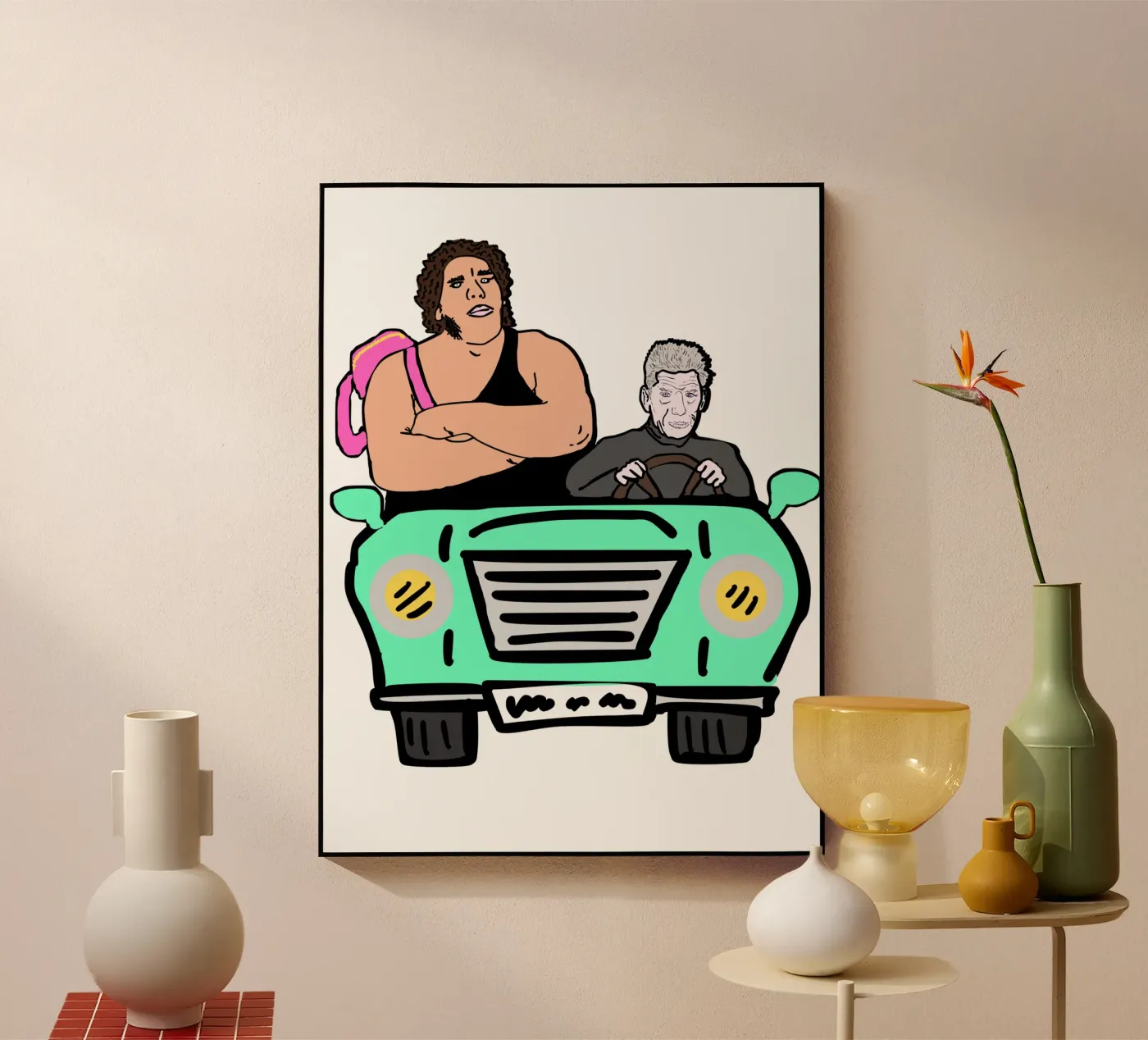 Le Carpool - Sam and Andre plexiglass da Melty Shirts