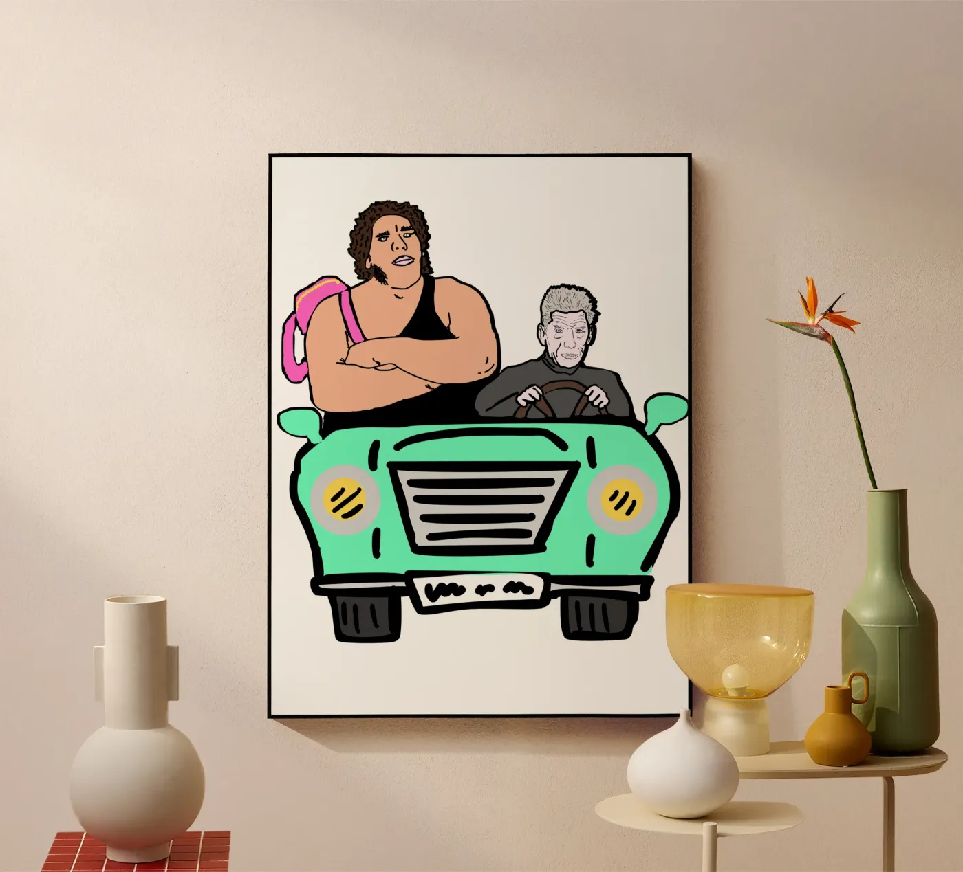 Le Carpool - Sam and Andre plexiglass da Melty Shirts