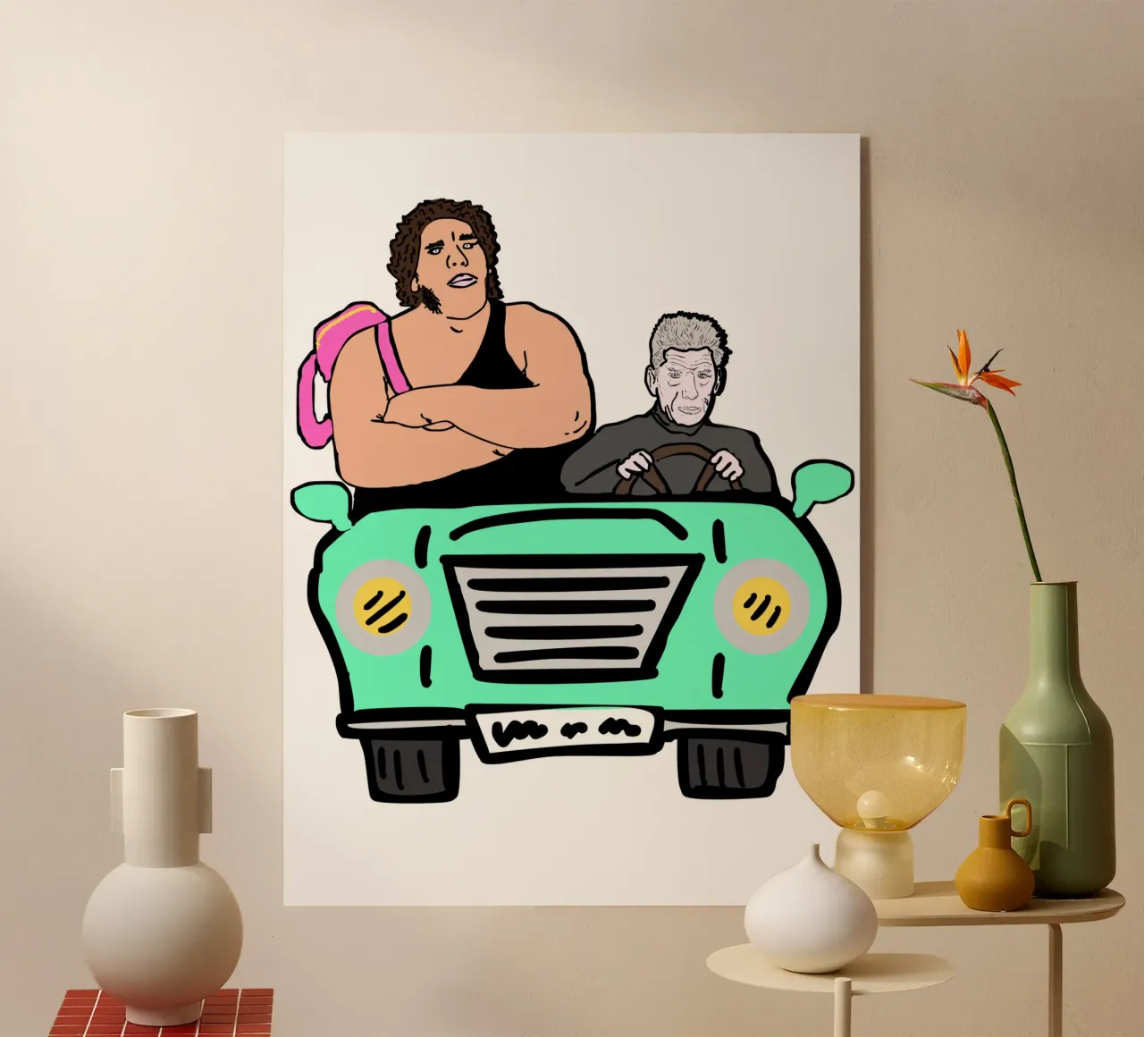 Le Carpool - Sam and Andre plexiglass da Melty Shirts