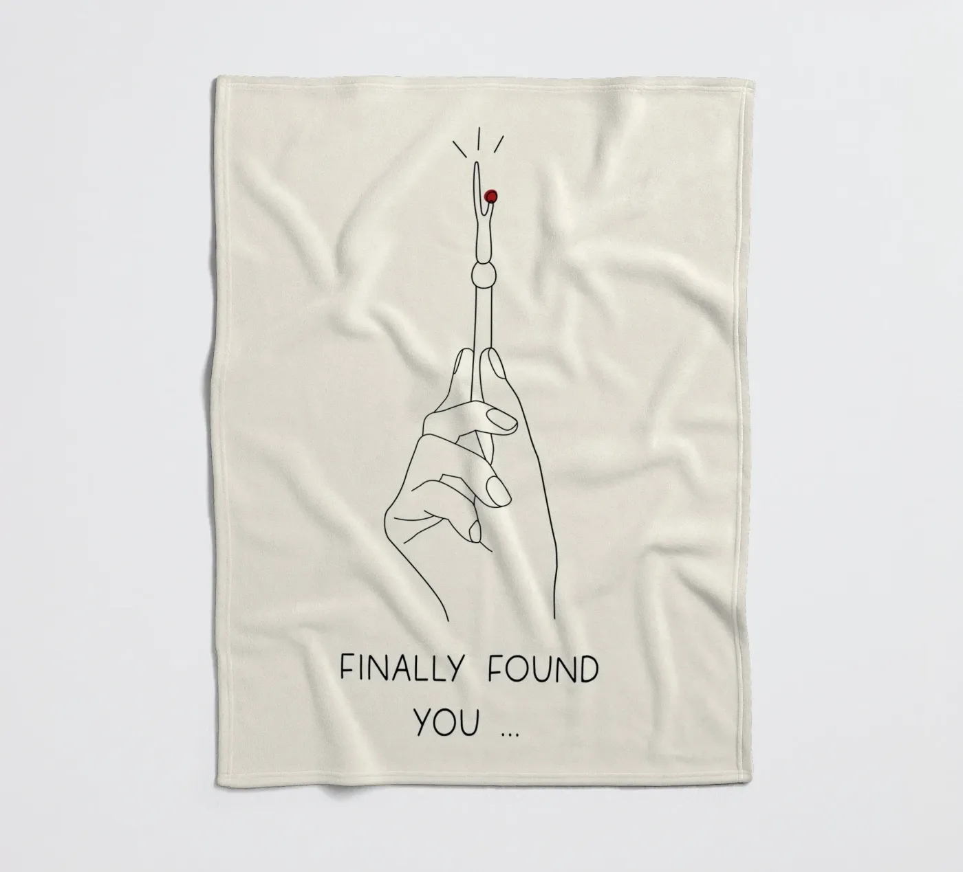 finally found you Fleecedecke von vintageshop