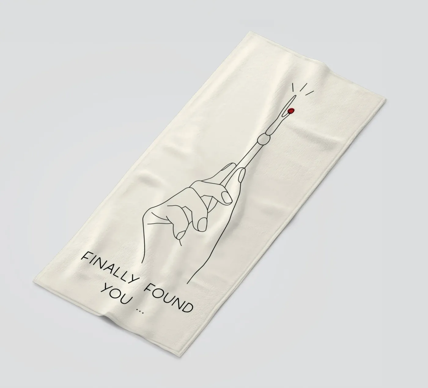 finally found you strandhanddoek van vintageshop