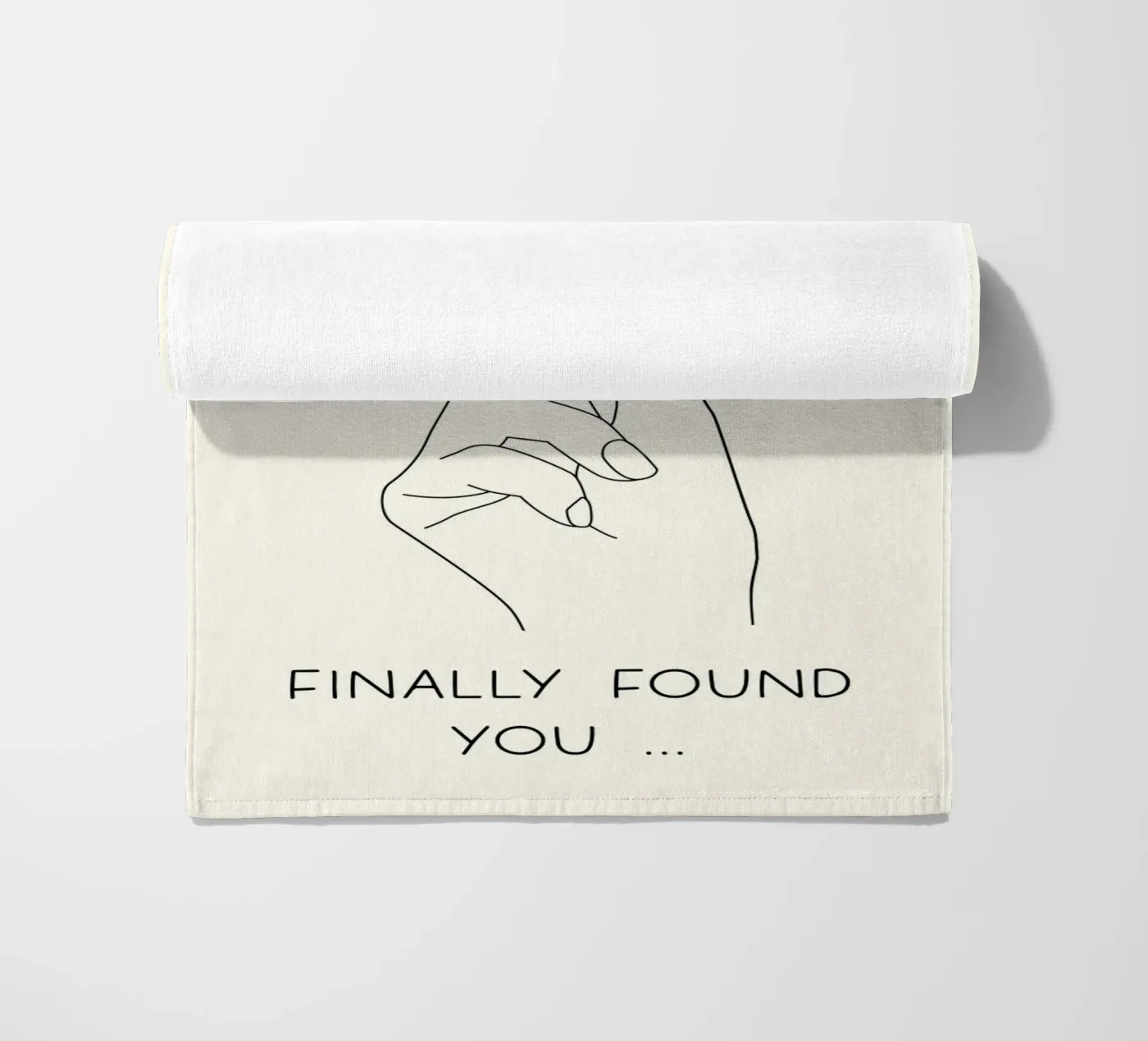 finally found you strandhanddoek van vintageshop