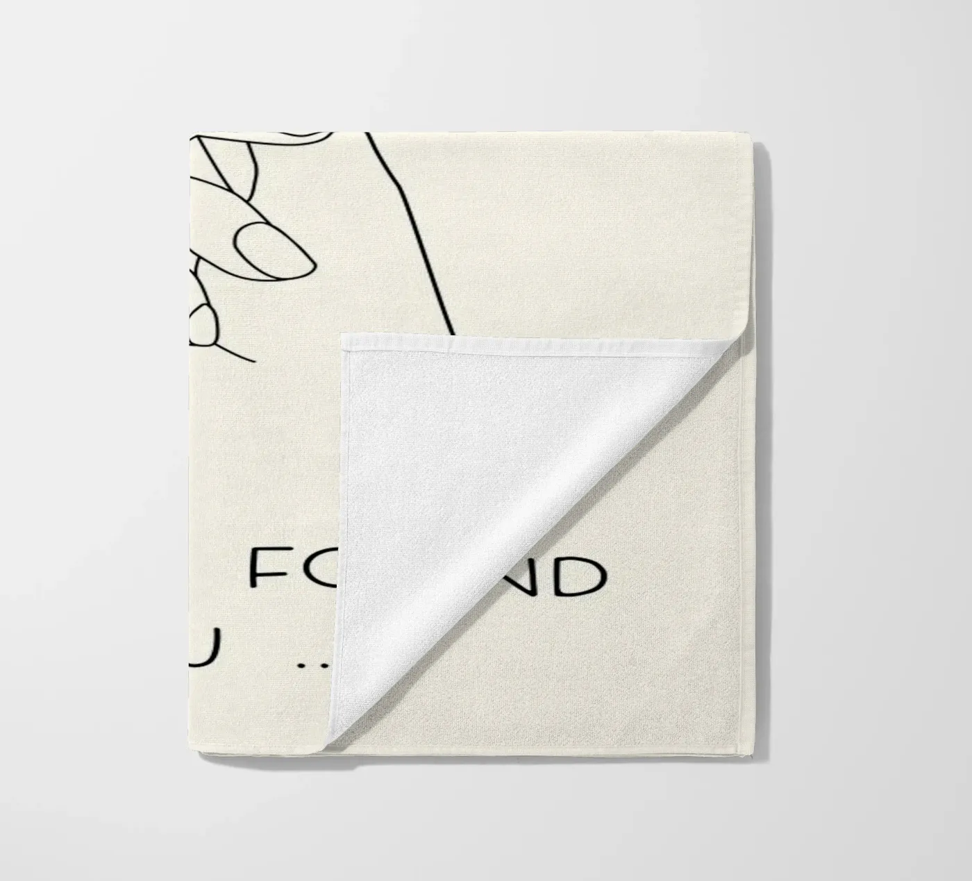 finally found you strandhanddoek van vintageshop