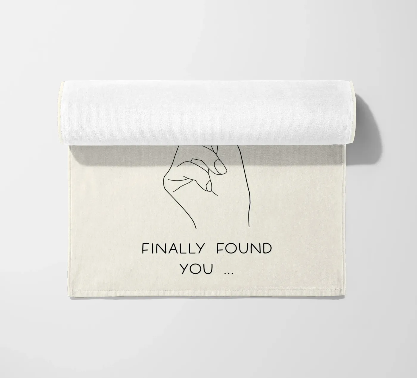 finally found you strandhanddoek van vintageshop