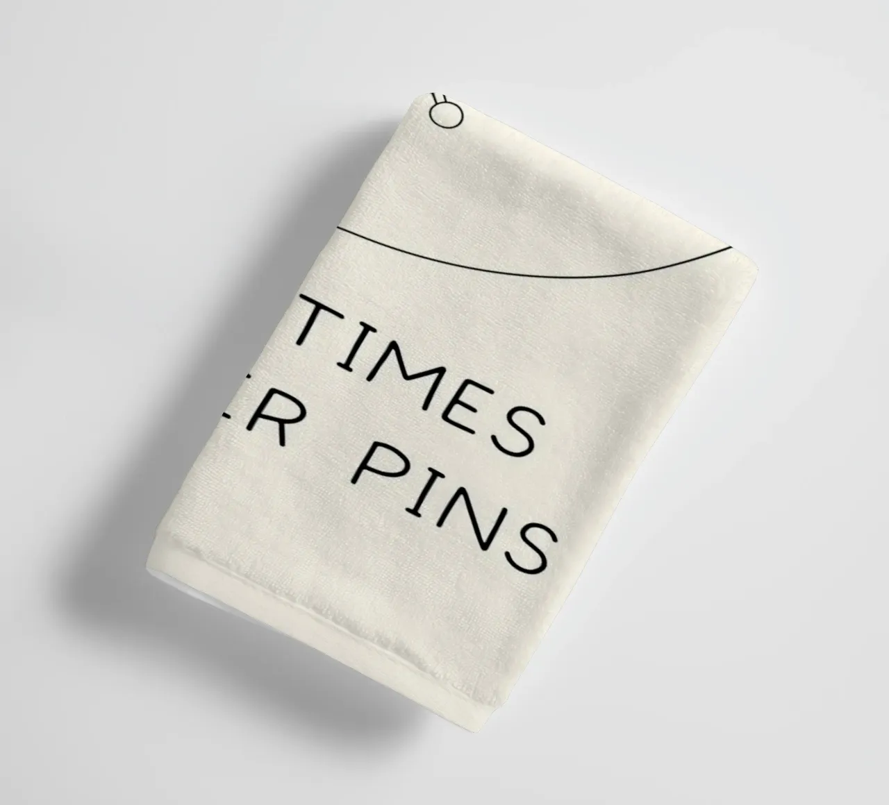 i sometimes sew over pins asciugamano da bagno da vintageshop
