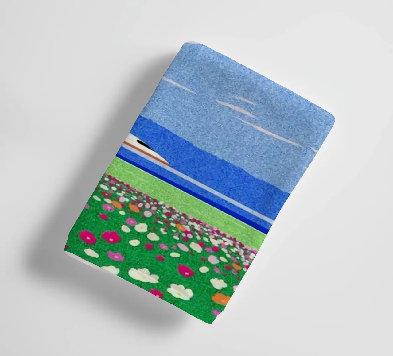 spring horizon asciugamano da bagno da mip of map