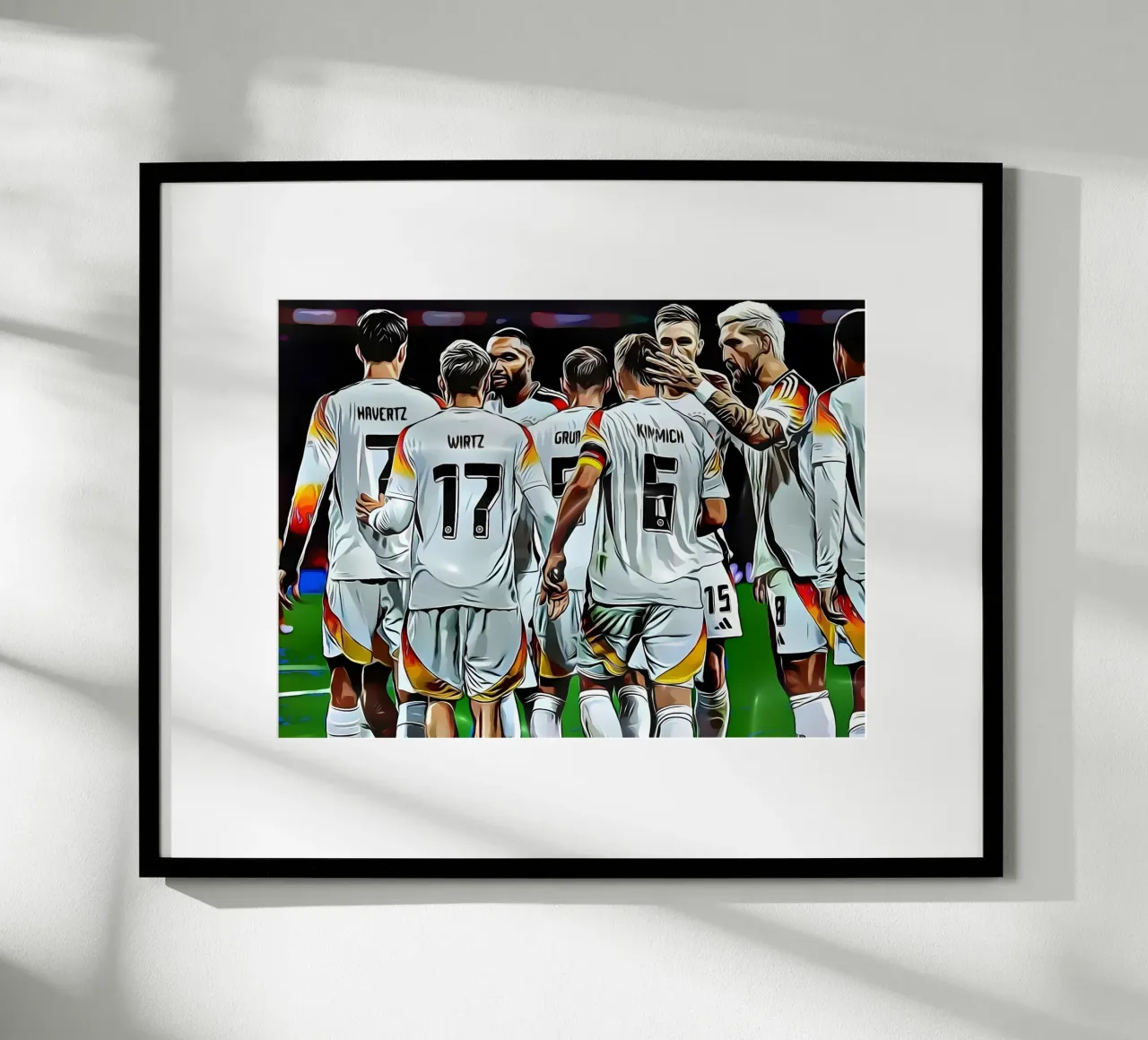 Festeggiamenti della Nazionale di calcio tedesca poster da dark eagle